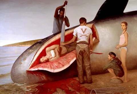 Bo Bartlett, לוויתן — הפחד כמפלצת