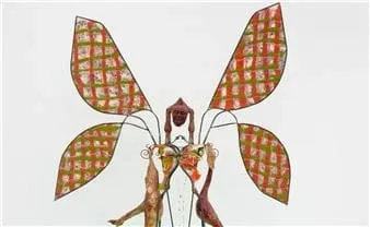 Natascha Küderli משתמשת בלטקס ליצירת מיצבים שבהם חומרים