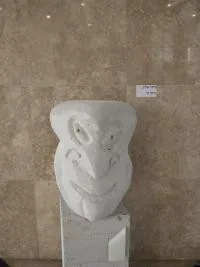 פסל ראש מתוך סדנת פיסול לנוער