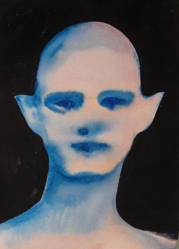 ציור בדיו — לצייר חייזר