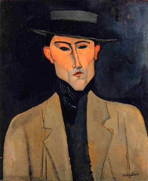 איש עם כובע, חוזה פצקו, 1915