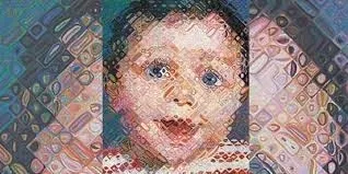 צ'אק קלוז — הפנים האנושיות הופכות לפיקסלים