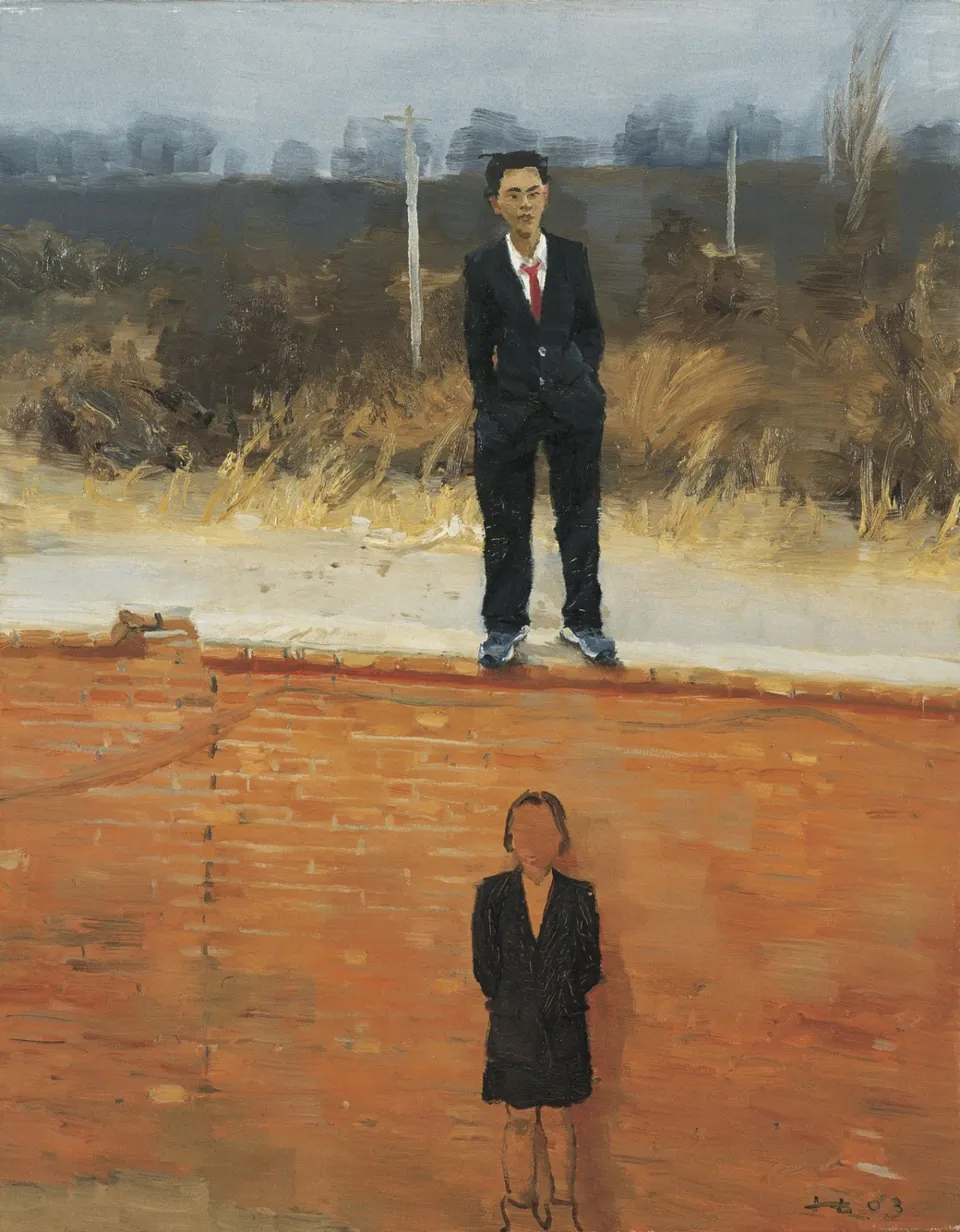 Liu Xiaodong, 2003, ציור שמן על בד